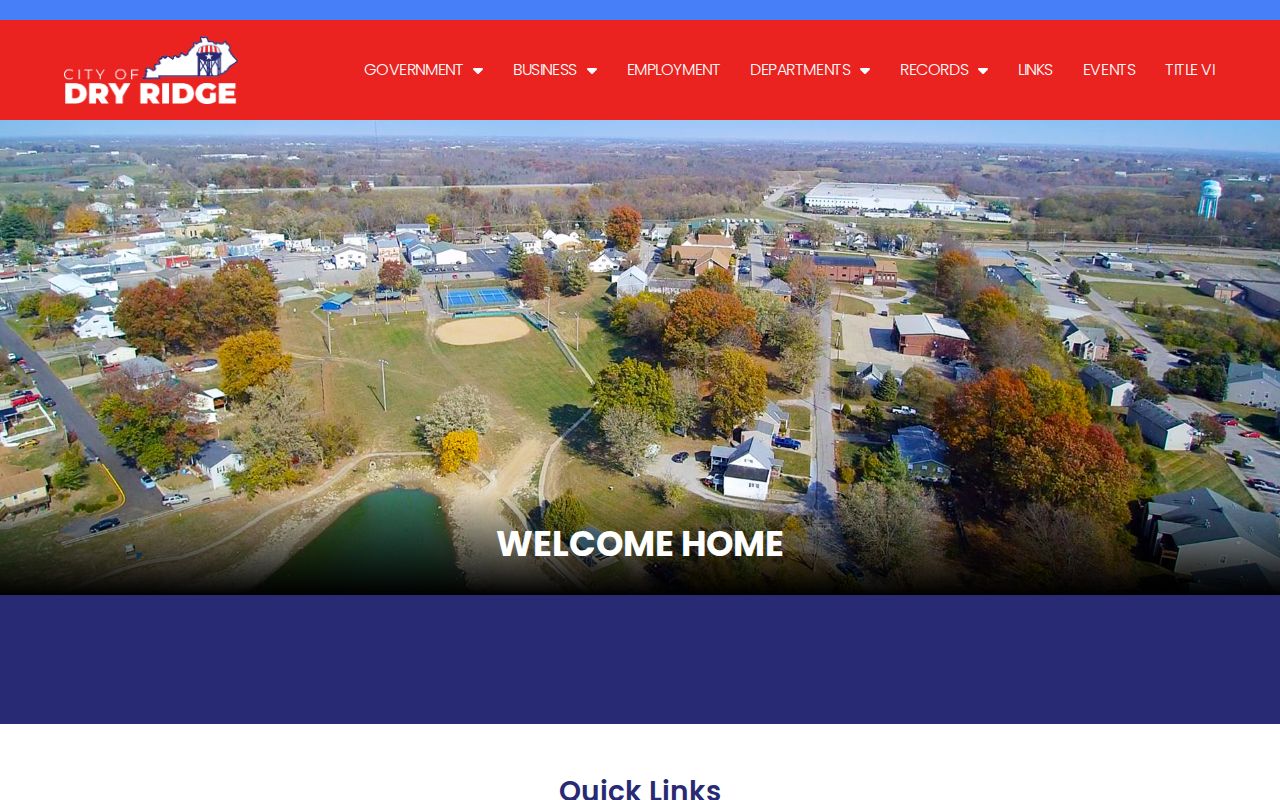 Dry Ridge city contact route for criminal record requests