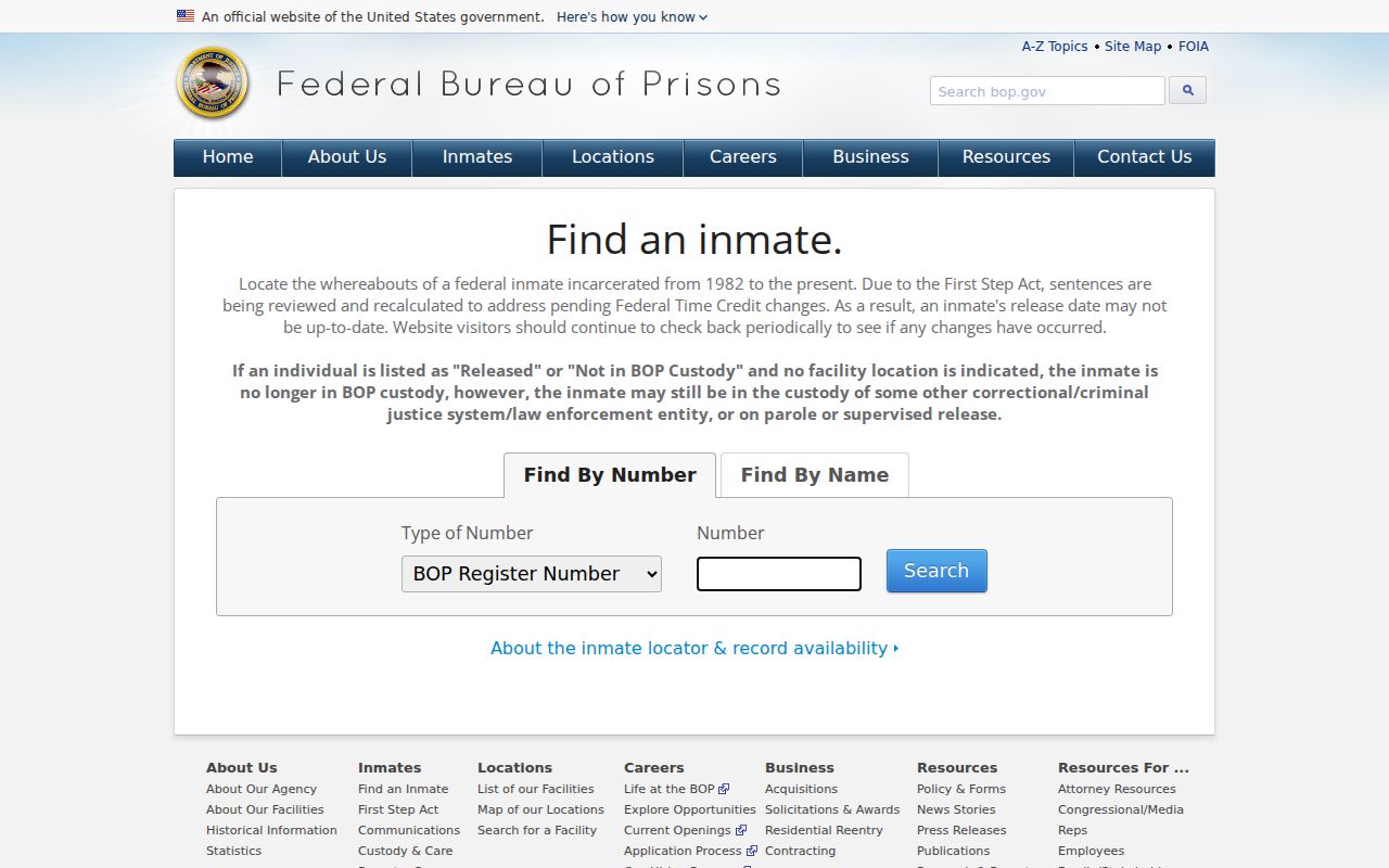 Federal inmate lookup for a Dry Ridge criminal record search