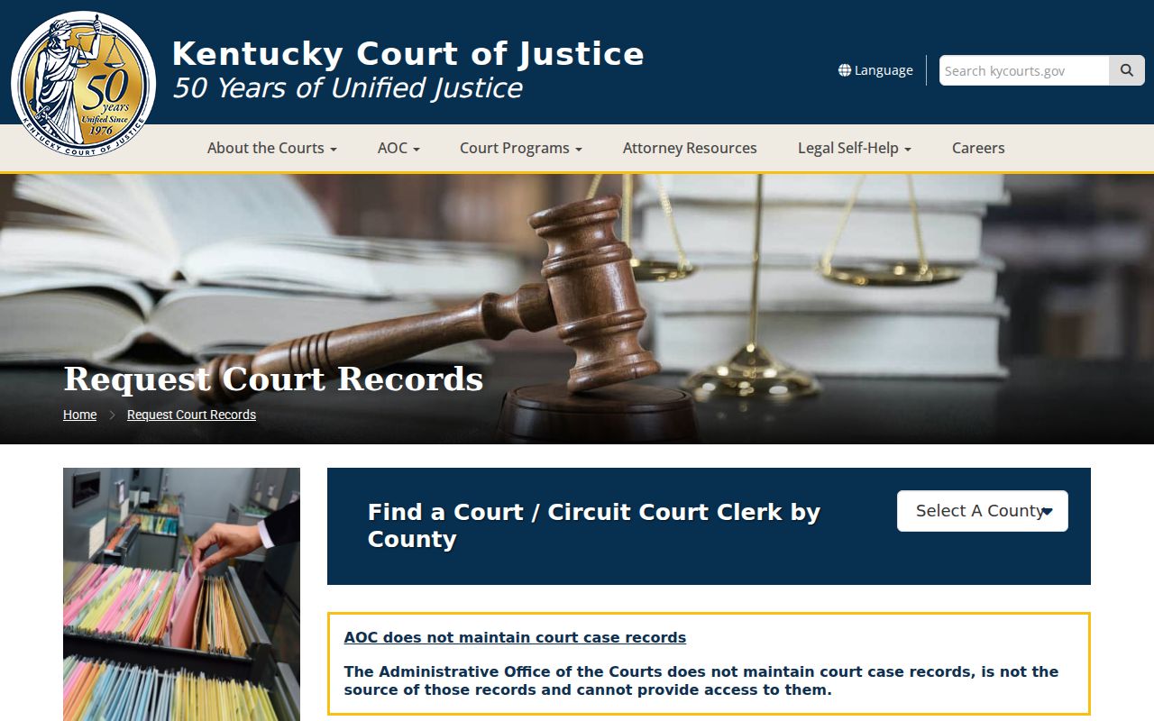 Grant County criminal court records request instructions