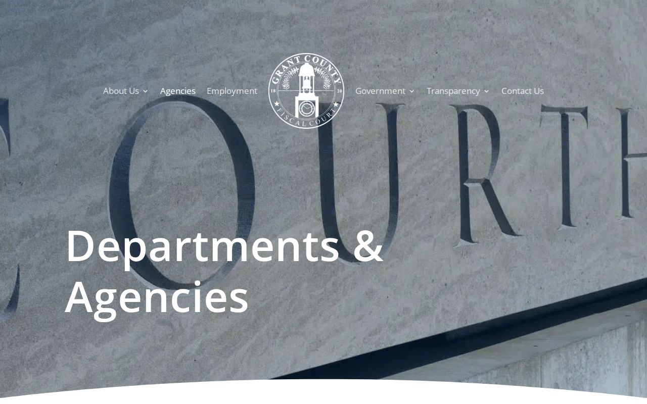 Grant County criminal history agency directory