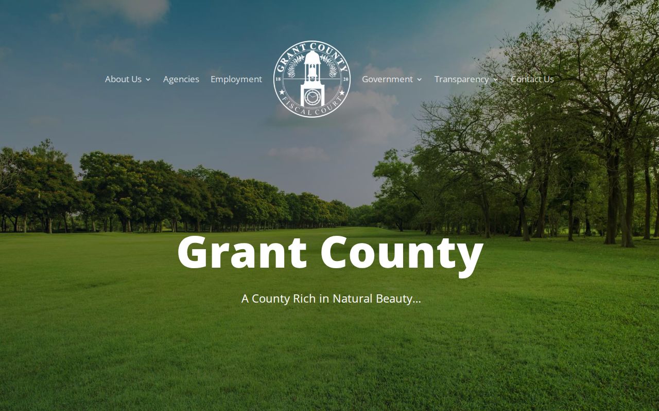 Grant County Kentucky criminal records government homepage