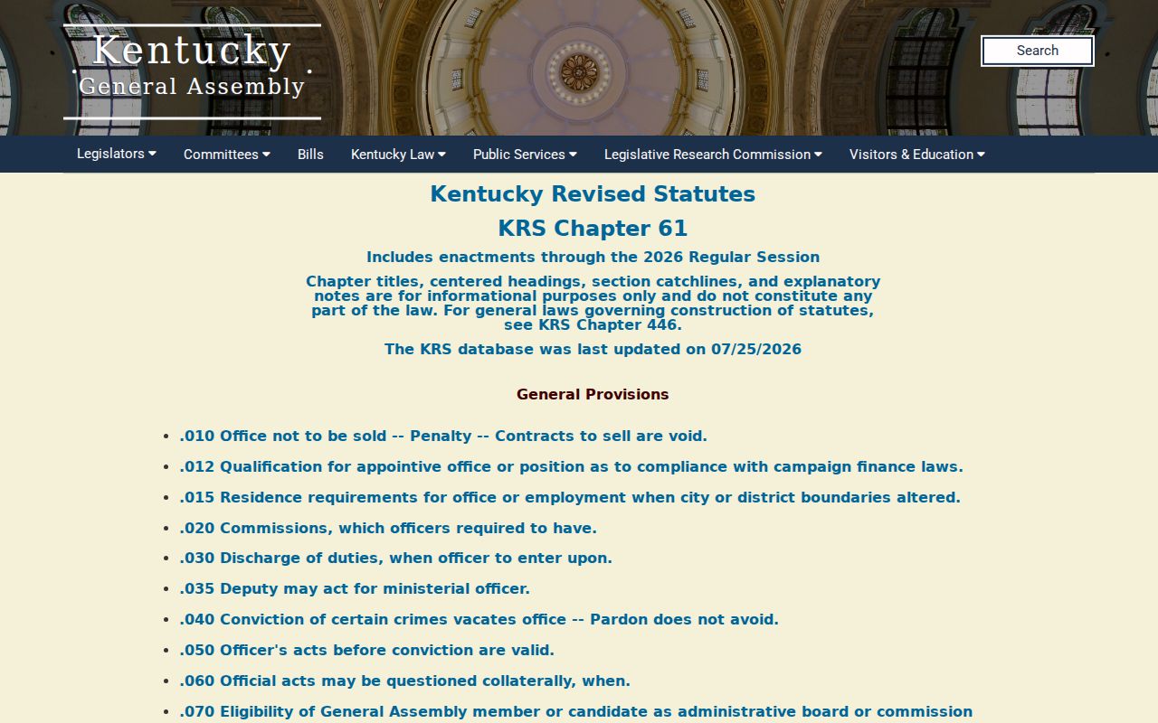 Williamstown criminal records access under KRS Chapter 61